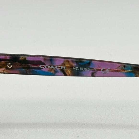 Coach HC6065 5288 Confetti Purple Eyeglasses (Frames Only) 51 17 135 - Picture 5 of 10